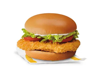 Crispy Chicken Sandwich with Lettuce & Tomatoes