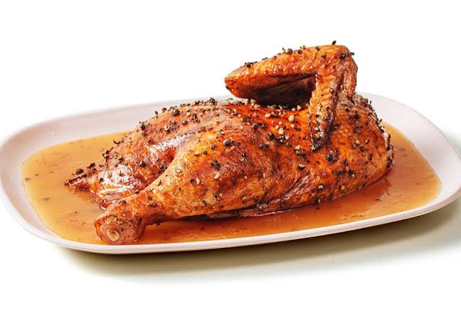 Pepper Roast Half Chicken