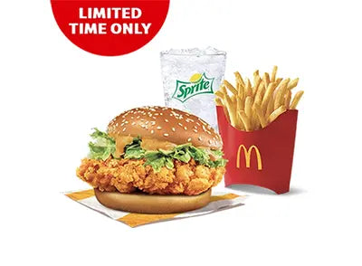 Honey Mustard McSpicy® with Fries and Drink Medium Meal
