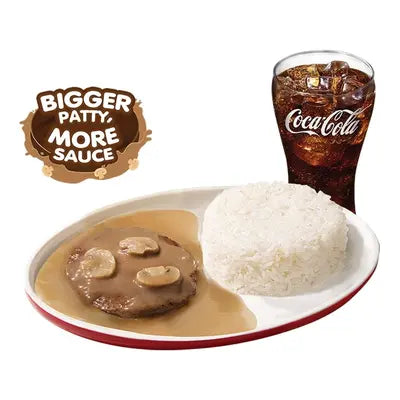 1 - pc. Burger Steak w/ Drink